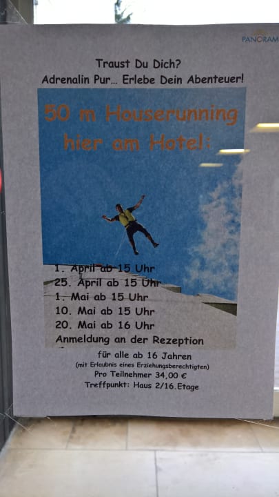 Leider mangels Teilnehmer ausgefallen Panoramic - Ihr Apartmenthotel im Harz