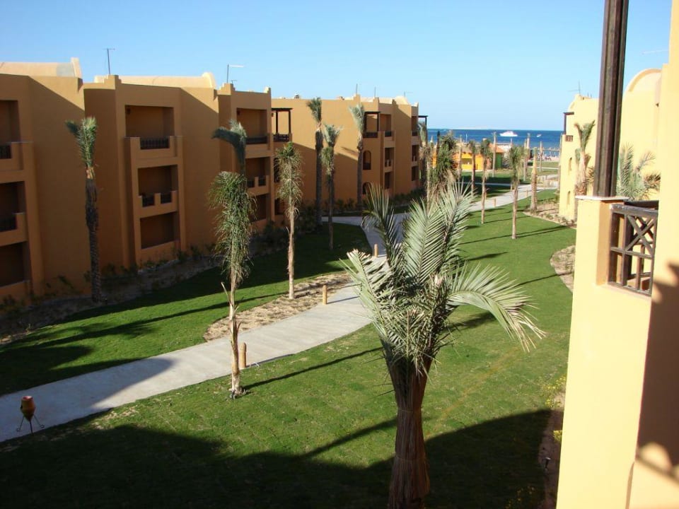 Ausblick von unserem Balkon Stella Beach Resort & Spa Makadi Bay