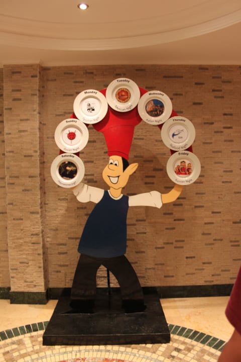 Menu Hurghada Long Beach Resort