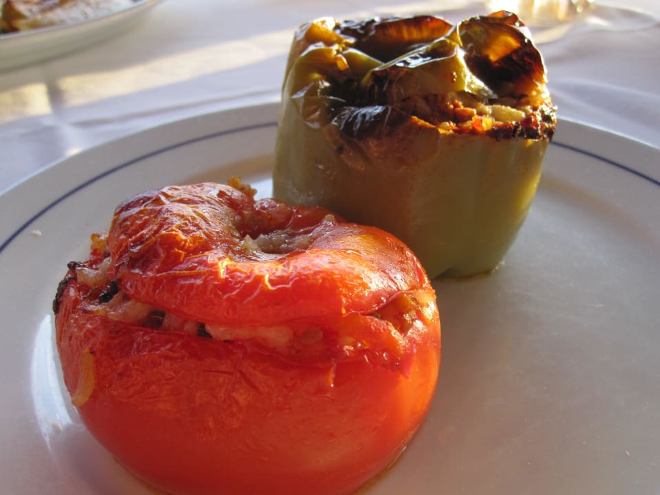 Stuffed peppers and tomatoes Hotel Paradise