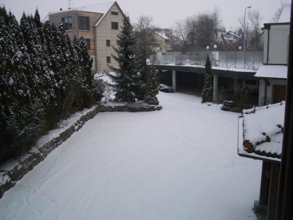 Blick aus Zimmer 104 Hotel Adler