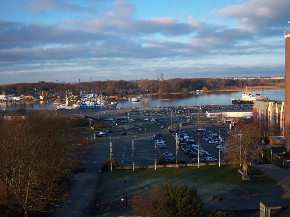 Ausblick vom Zimmer ScanHotels City Rostock