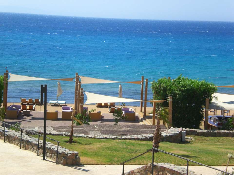 Ausblick von der Hotelanlage Retac Qunay Dahab Resort and Spa
