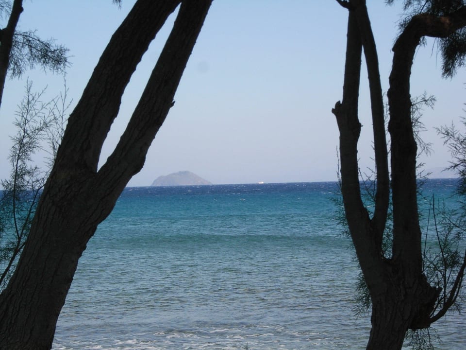 Ausblick von der Strandbar Atlantica Beach Resort Kos