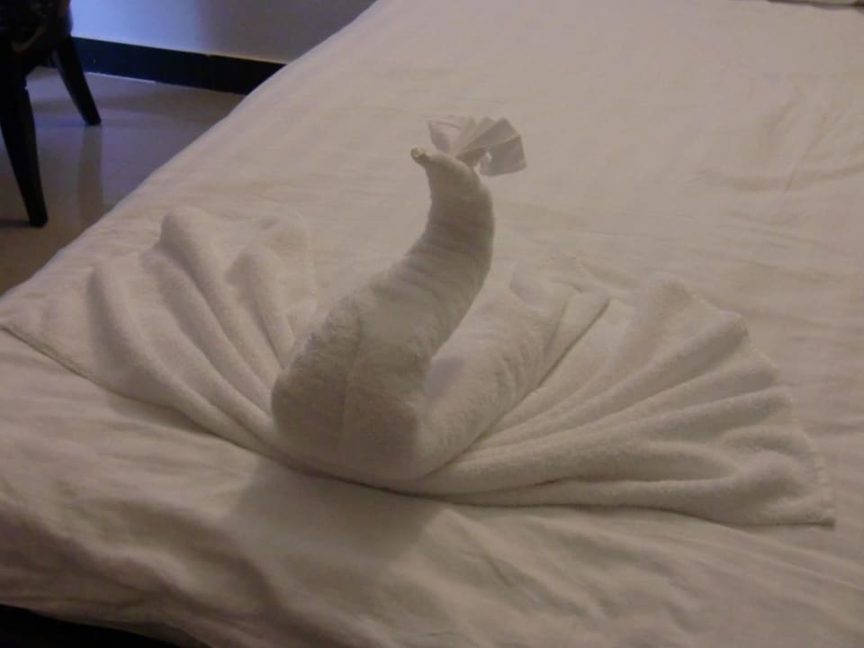 So wurde jeden Tag unser Bett gemacht! Three Corners Happy Life Beach Resort