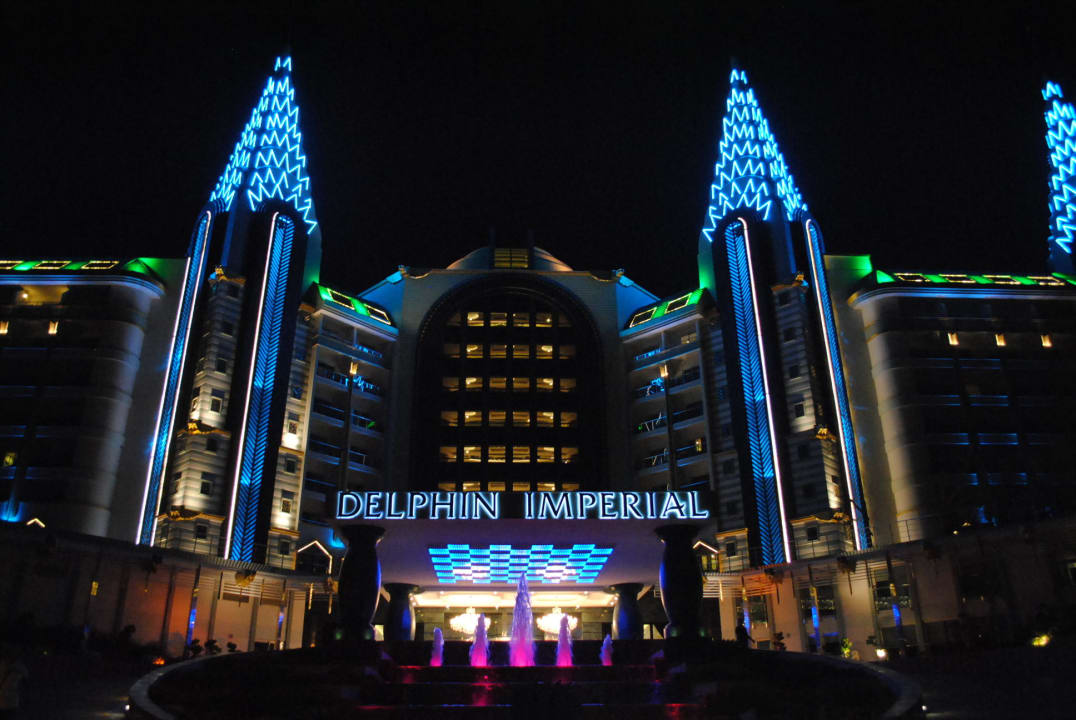 Eingang Hotel Delphin Imperial
