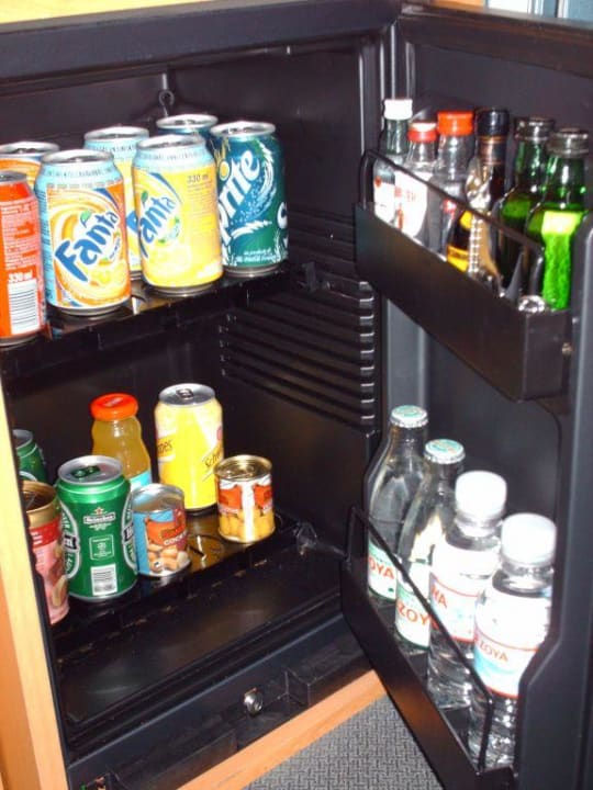 Minibar im Einzelzimmer Hotel Infanta Mercedes