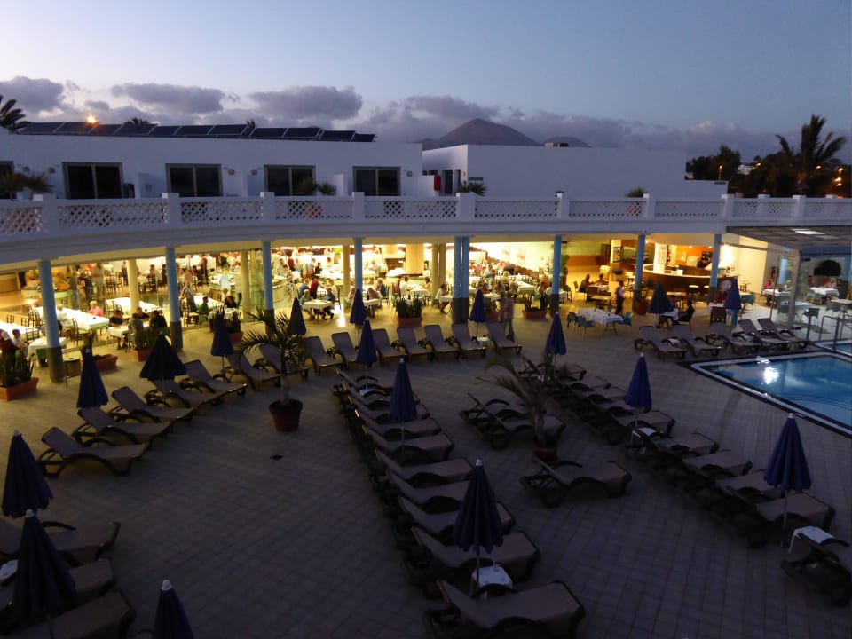 Blick auf das Restaurant Hotel Las Costas
