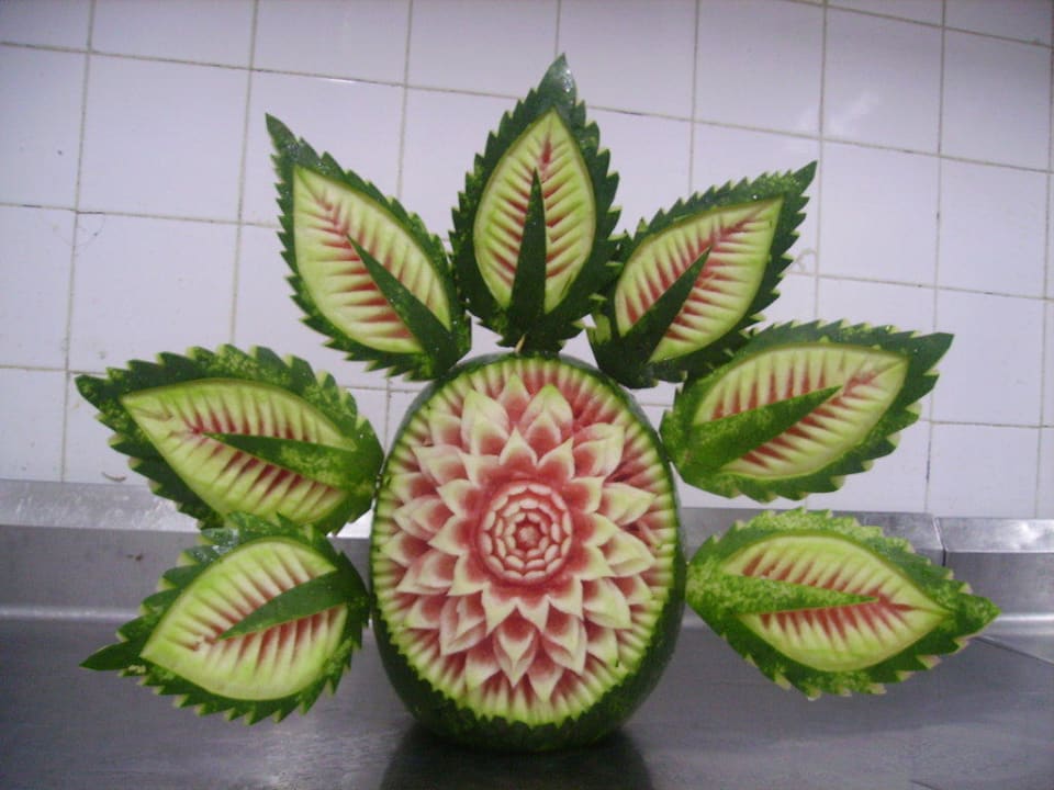 Sculpture sur pastèque  Mahdia Beach & Aquapark