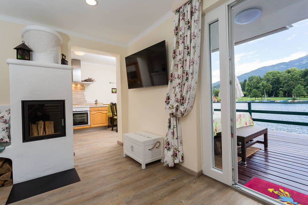 Holzofen mit Küche Smileys Seehaus