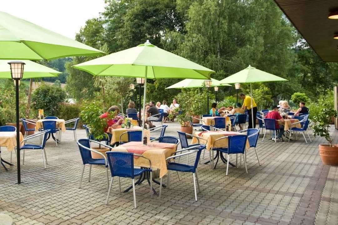 Terrasse Feriendorf am Maltschacher See