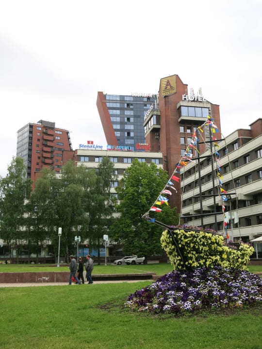 Hinteransicht Amberton Hotel Klaipeda