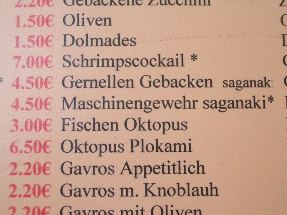 Gruß aus der Küche Hotel Studio Christina