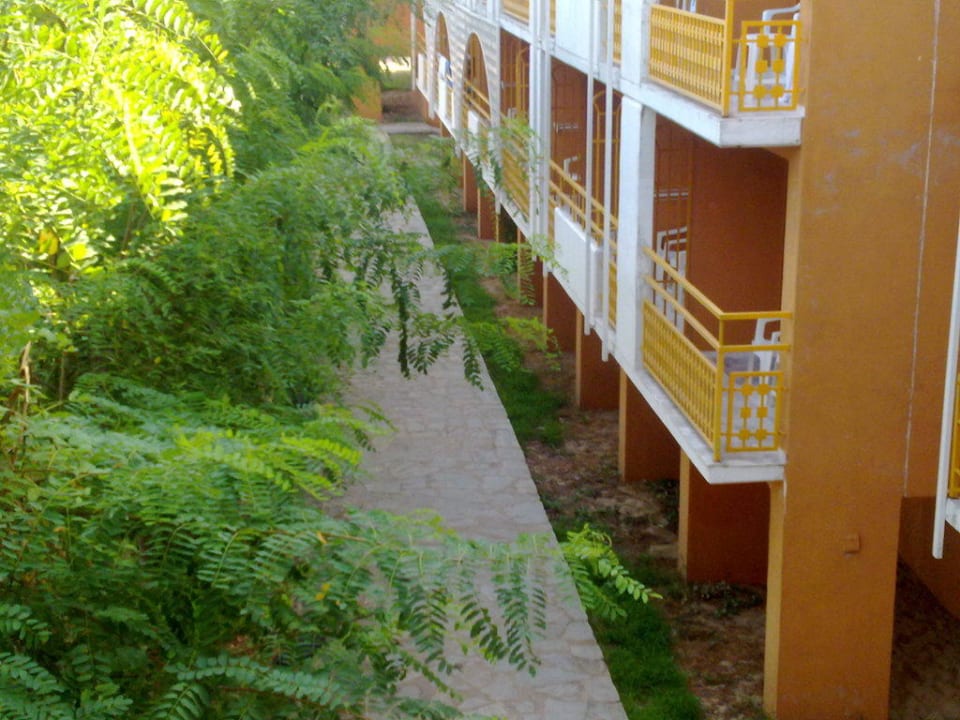 Blick vom Balkon zur Anlage Nessebar Beach Hotel