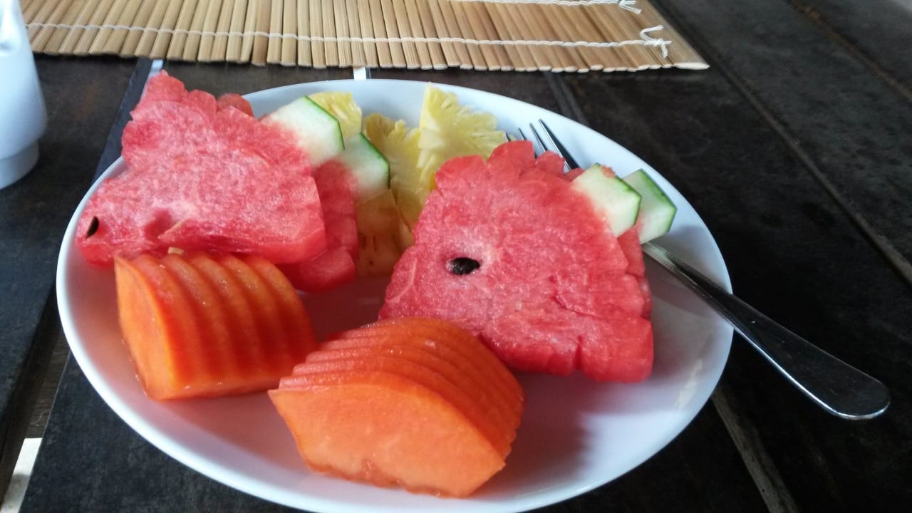 Obst beim Frühstück Hotel Haadson Resort