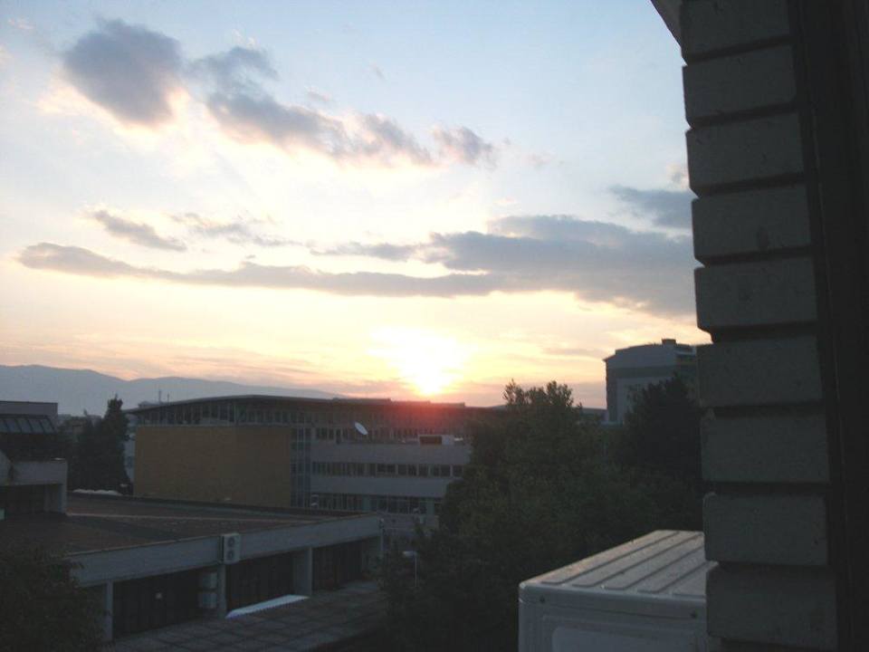 Blick aus dem Zimmerfenster ibis Styles Skopje