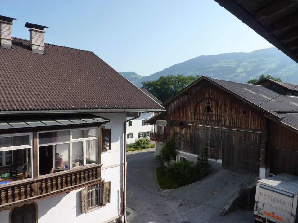 Blick aus dem Zimmer Gasthof Aigner
