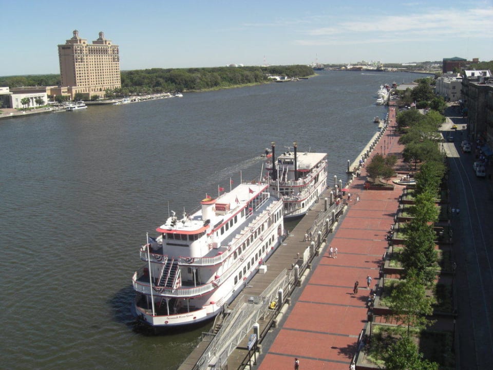 Ausblick Zimmer 537 Hotel Hyatt Regency Savannah