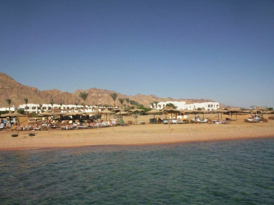 Blick auf den Strand Happy Life Village