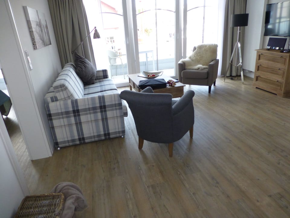 Wohn- / Esszimmer Weisse Villa am Meer Ferienwohnungen