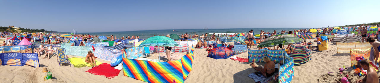 Voller Strand im August Hotel Velaves Spa & Resort