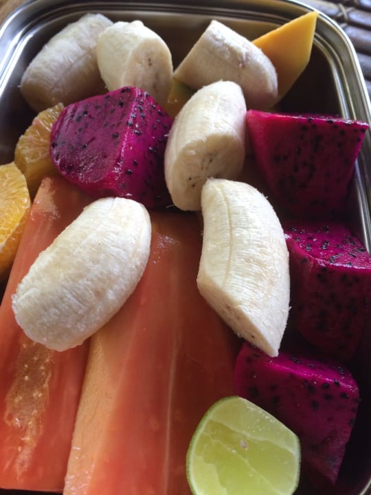 Immer schmackhaftes frisches Obst am Morgen Saraswati Holiday House