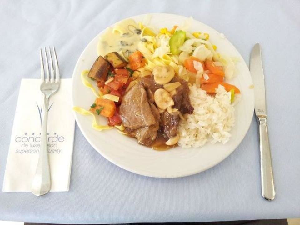 Leckeres Essen Concorde De Luxe Resort