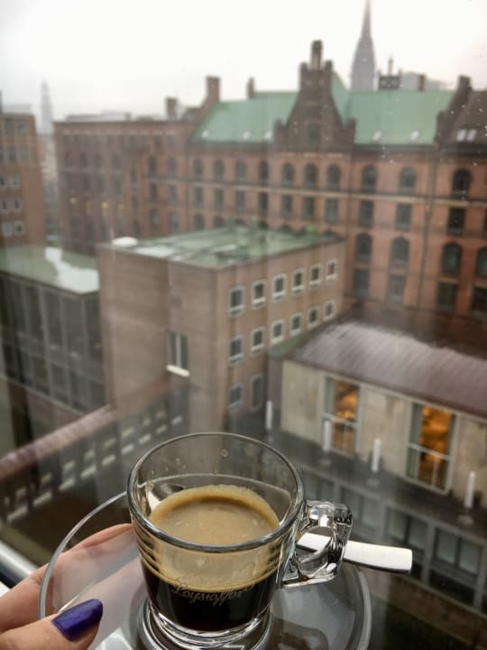 Ausblick aus unserem Zimmer AMERON Hamburg Hotel Speicherstadt