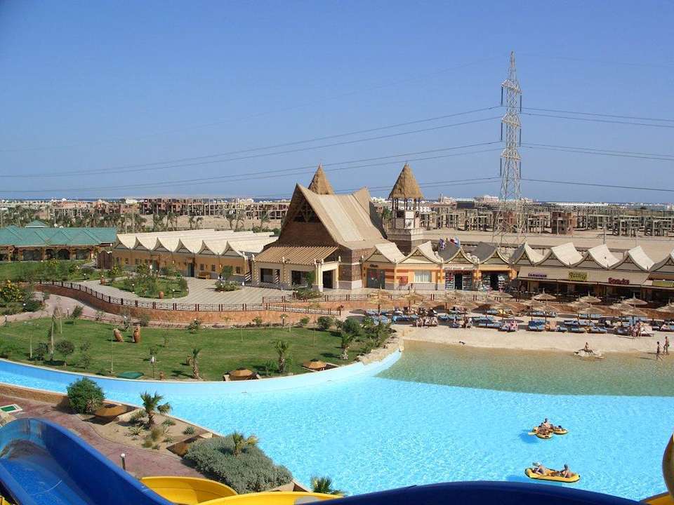 Außenanlage Pickalbatros Jungle Aqua Park Resort - Neverland Hurghada
