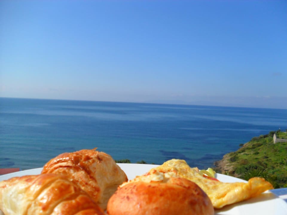 Blick von der Hotelterrasse Aria Claros Beach & Spa Resort