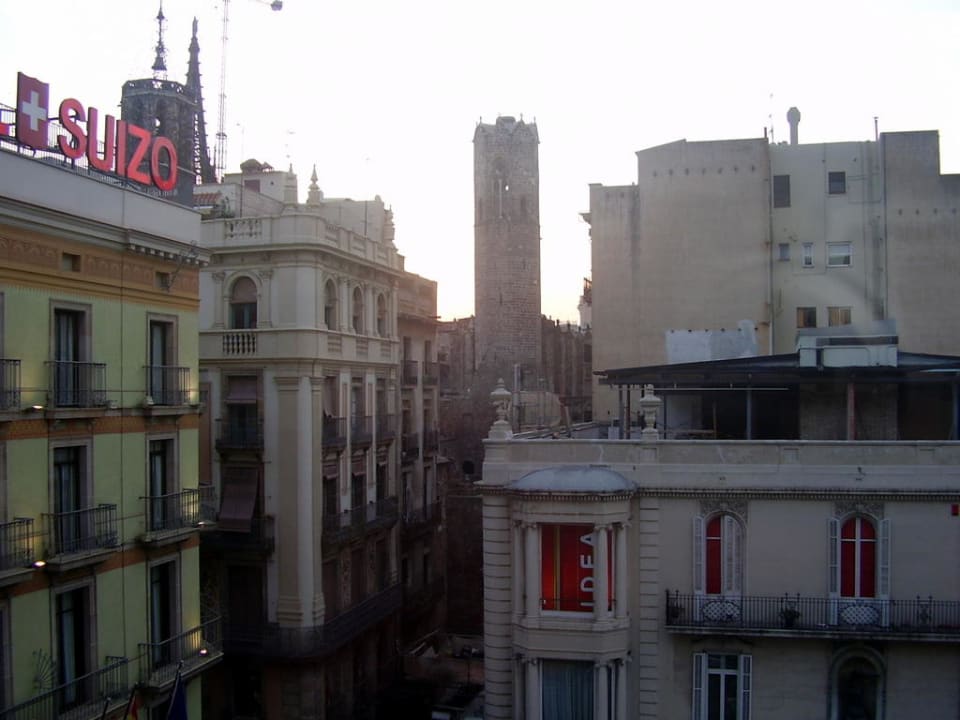 Blick aus dem Zimmer  Hotel Suizo