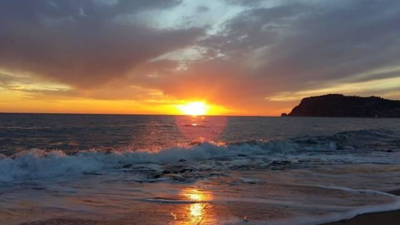 Alanya - Sonnenuntergang an der Promenade Grand Atilla Hotel