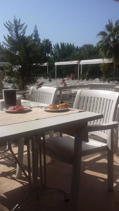 Und immer Gesellschaft beim Essen  Saphir Hotel & Villas
