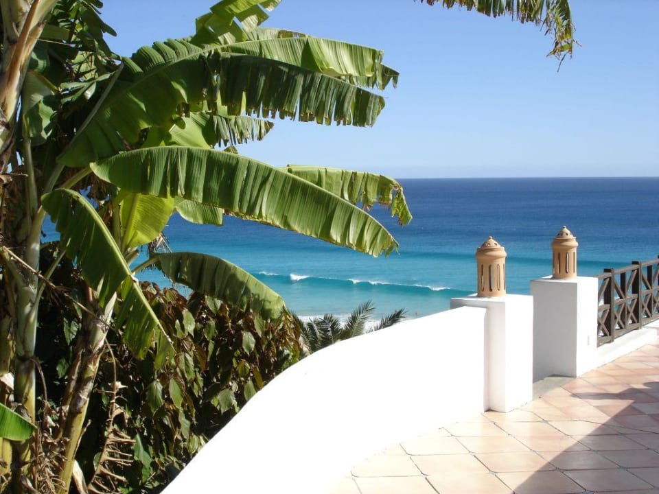 Blick übers Meer von der Frühstücksterrasse Club Jandia Princess