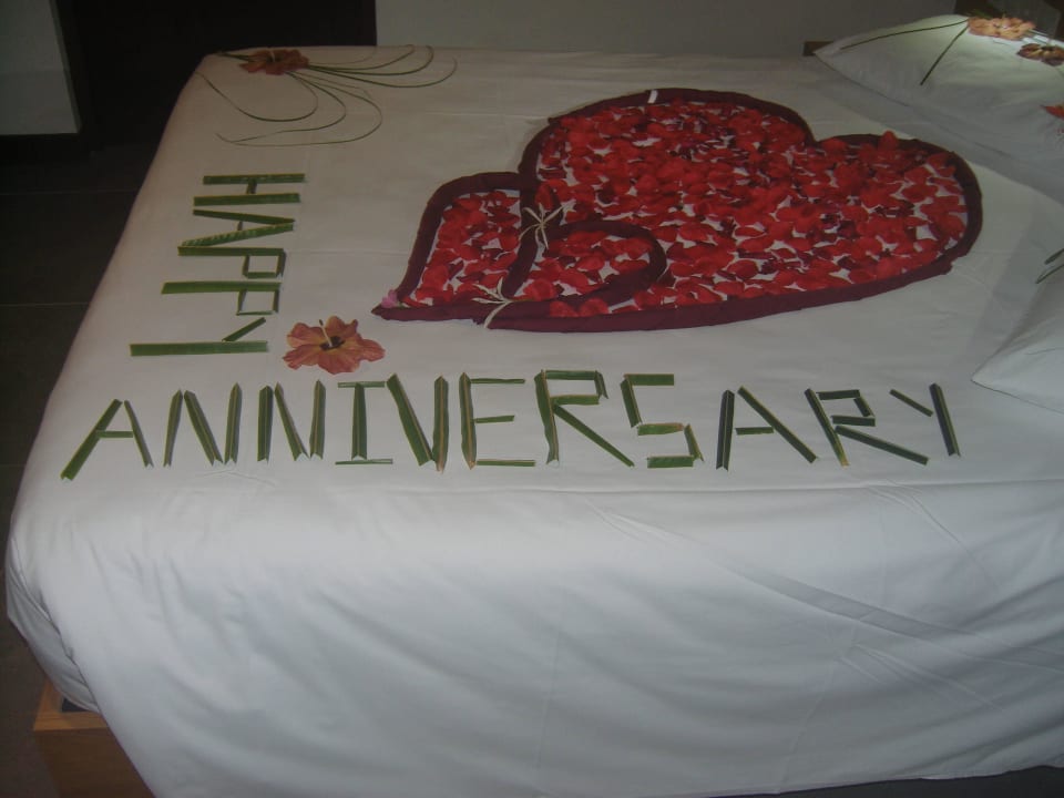 Unser Hochzeitstag am abend vorm zu Bett gehen Summer Island Maldives