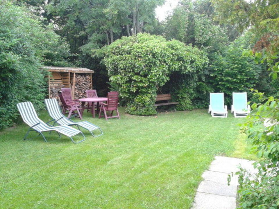 Garten Ferienhaus in Damp am Strand