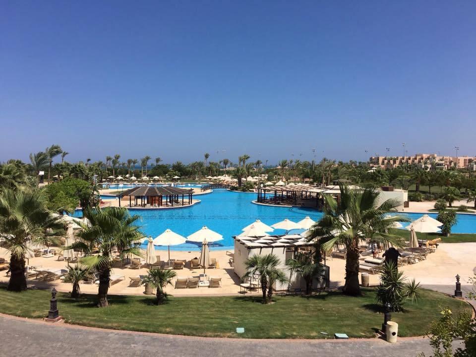 Blick von unserem Zimmer Steigenberger ALDAU Beach Hotel
