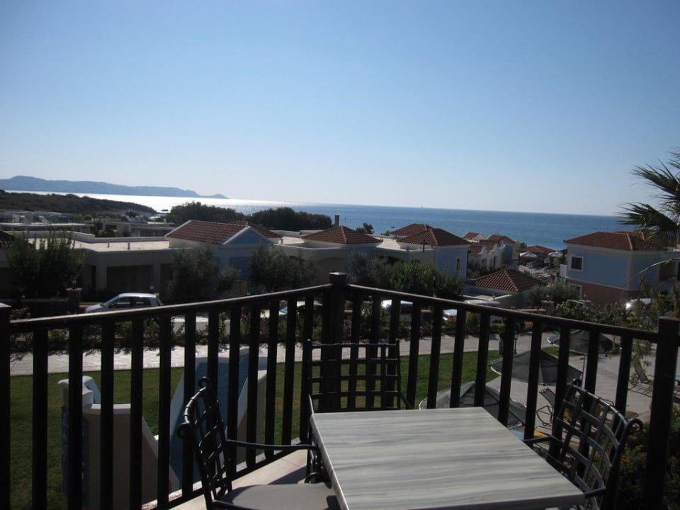 Blick vom Restaurant in Richtung Meer Lindos Imperial Resort & Spa