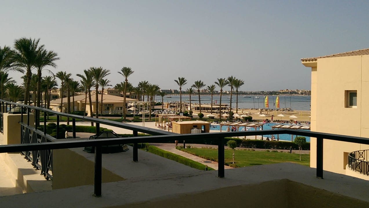 Ausblick aus unserem Zimmer Cleopatra Luxury Resort Makadi Bay