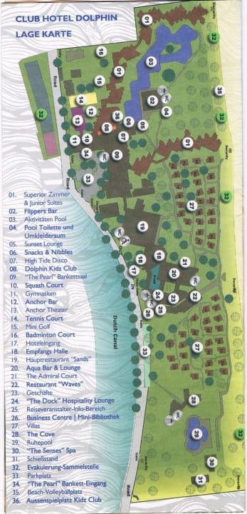 Lageplan  MAP Club Doplhin Club Hotel Dolphin