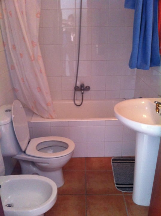 Bad im DZ Villa Cati Hostal Villa Cati