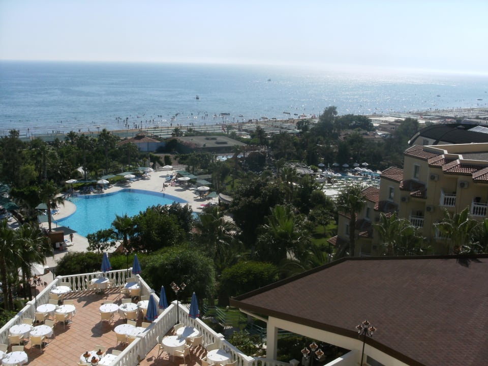 Blick aus dem Zimmer Iz Flower Side Beach Hotel