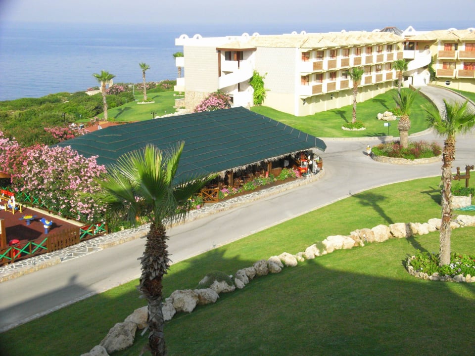 Blick vom Balkon Hotel Kalithea Horizon Royal