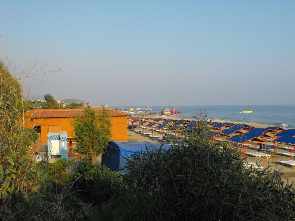 Strand von Oben Club Turtas Beach Hotel
