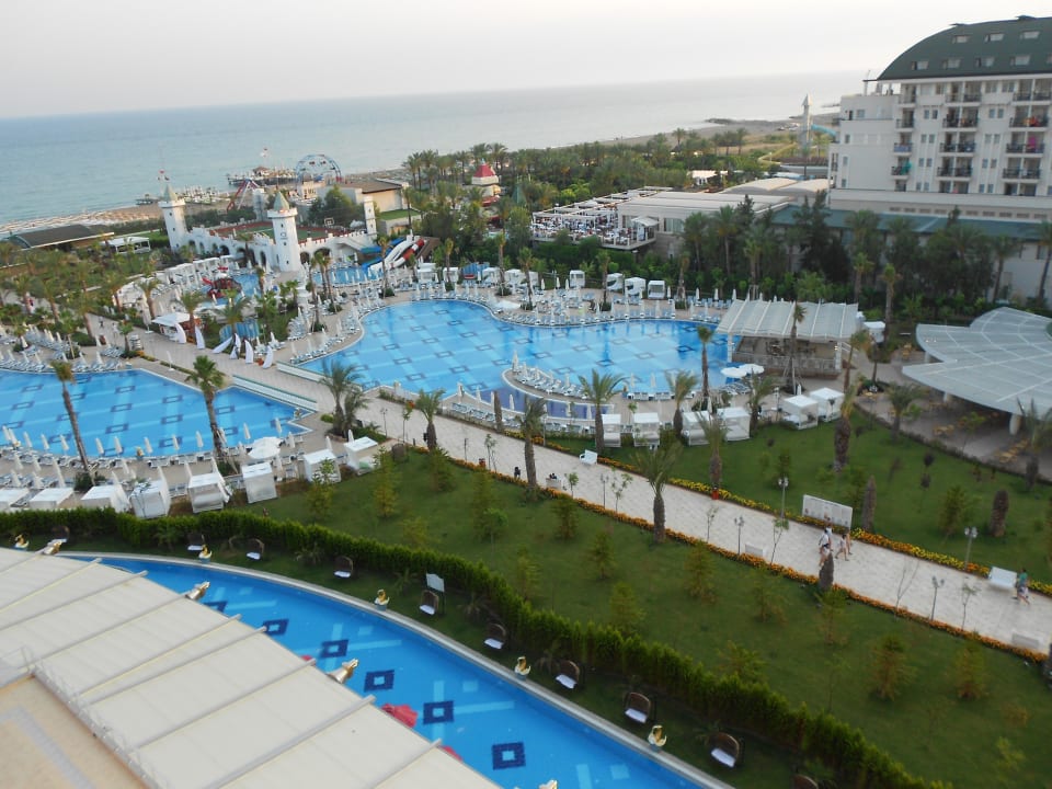 Ausblick von unserem Zimmer Hotel Delphin Imperial