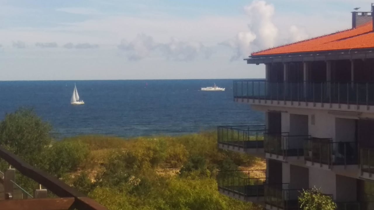 Tolle Aussicht aus dem Zimmer  Apartments Sun & Snow Plaża