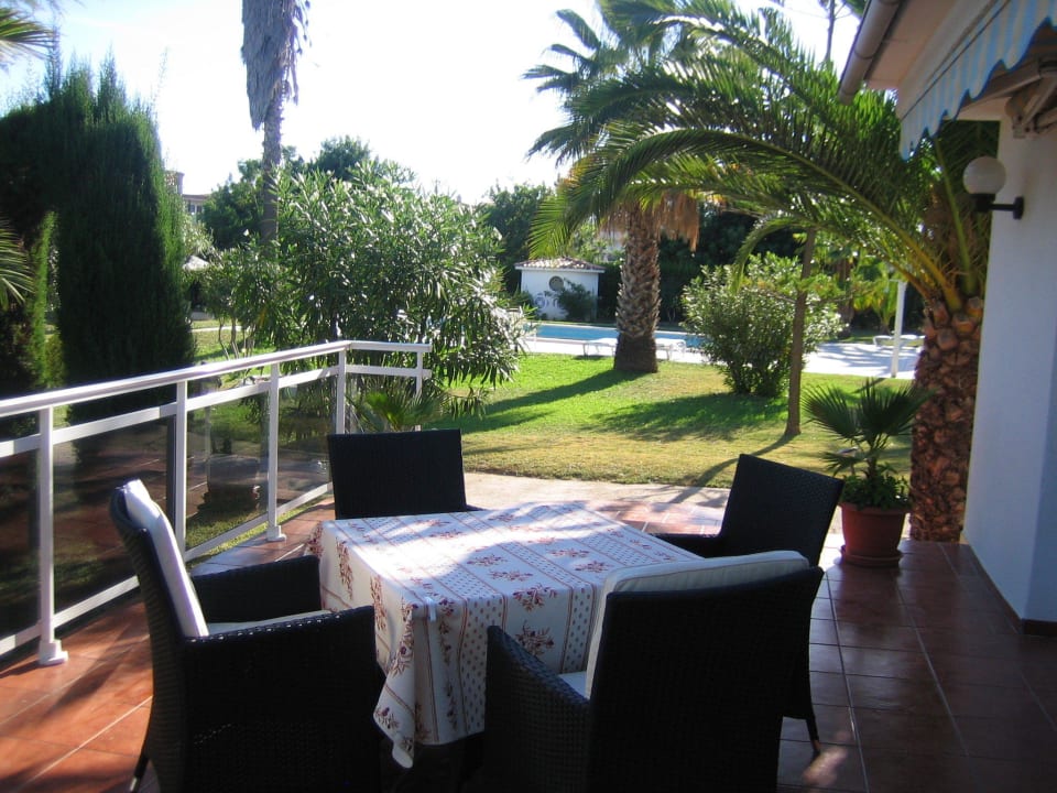 Blick von der Terrasse Bungalow 10 Bungalow Park Colibri