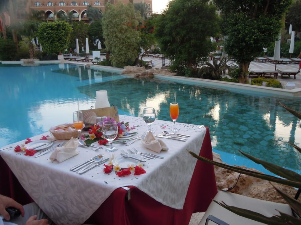 Tischdeko im Discovery Makadi Palace