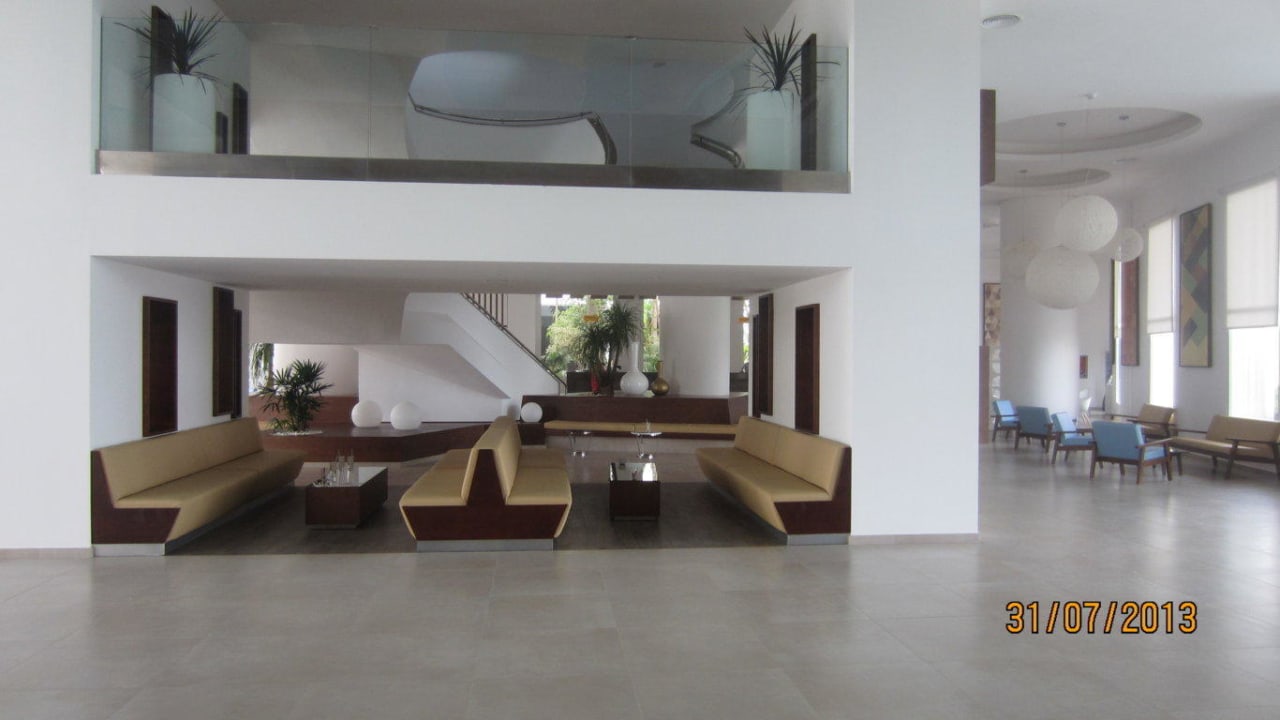 Lobby Blick vom Fahrstuhl  Hotel Riu Gran Canaria