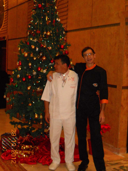 Chefkoch mit italenischem Kollege Siva Golden Bay Makadi